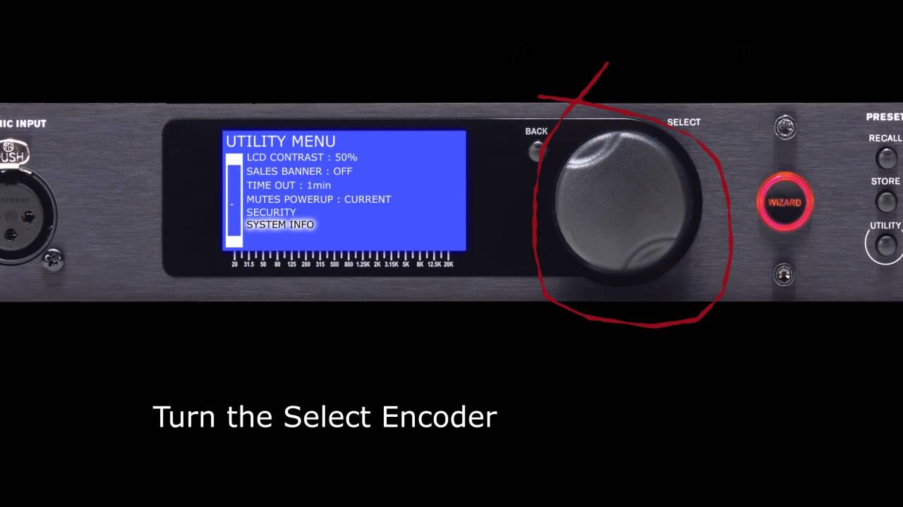 DBX DriveRack PA2 Wireless Network Video