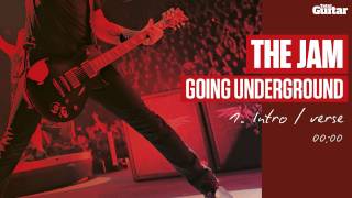 Guitar Lesson: The Jam 'Going Underground' -- Part One -- Intro/Verse (TG217)