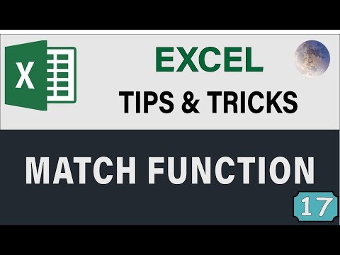 Excel MATCH Formula: Locate Data With MATCH Function In List 👉 Excel 2020 Advanced Lookup Tricks Video