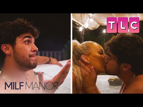 Joey and Kelle's Steamy Kiss | MILF Manor | TLC