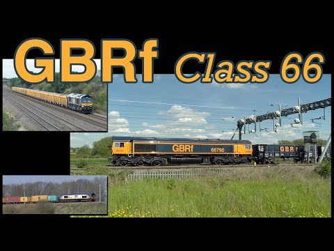 GBRf Class 66 Railfreight Variety in 2021/2022(4K)