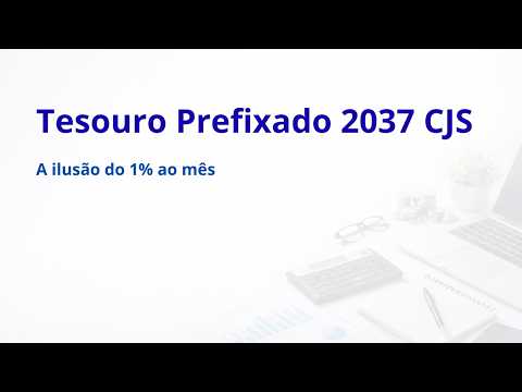 Brazilian Treasury Bonds 2037 (NTN F 2037): the most serious study on the Internet!