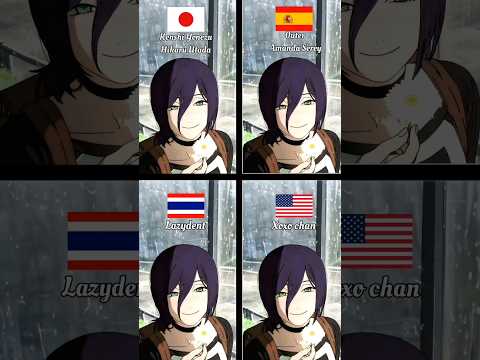 Jane Doe Chainsaw Man ed in Multilanguages #chainsawman #janedoe #kenshi #hikaruutada #irisout