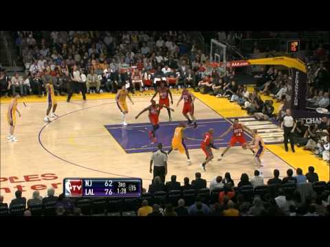 [HD] Kobe Bryant 24 Points (Clutch 3 Pointer) vs New Jersey Nets - Highlights 03/04/2012