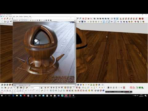 Как создать классный V-Ray материал дерева в SketchUp? СМОТРИ ДО КОНЦА!