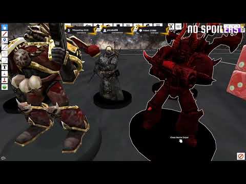 CountWidget (Word Bearers) Vs. Distortion Devil (Astra Militarum) Kill Team Part 1