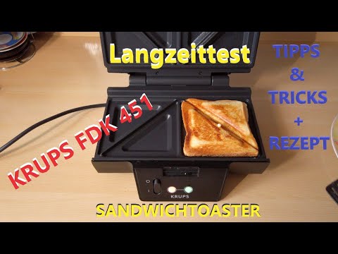 Erfahrungsbericht - Krups Sandwichtoaster FDK 451 Sandwichmaker - Tipps & Tricks
