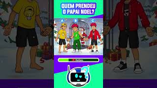 Quem dos Rosa prendeu o Papai Noel? #quiz #adivinhe #botquiz #shorts
