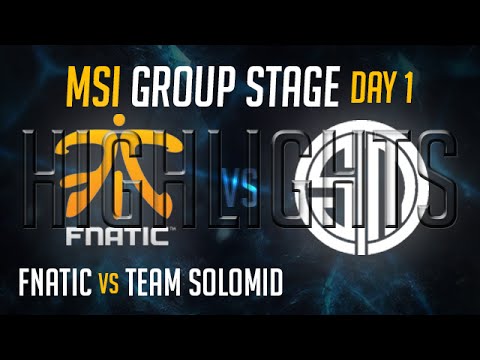 Fnatic vs TSM HIGHLIGHTS - MSI 2015 Groups Day 1 League of Legends Mid Season Invitational 2015
