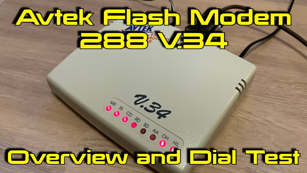 Avtek Flash Modem 288 V.34 - Model CD1500M