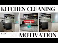 KITCHEN CLEANING MOTIVATION// MINI KITCHEN TOUR // TIMELAPSE