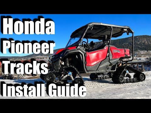 Honda Pioneer 1000 Track Install Step-By-Step Guide (tutorial)