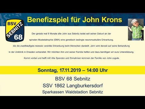 17.11.2019 Fußball Sachsen  Benefizspiel für John Krons    BSV 68 Sebnitz - SSV Langburkersdorf