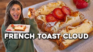 Only 3 Ingredients! Trying the VIRAL French Toast Cloud Sticks!