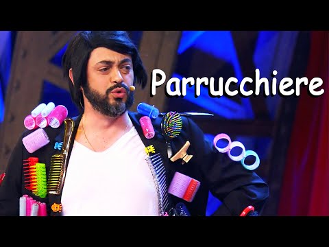 Pino e gli Anticorpi e Belen Rodriguez: PARRUCCHIERE