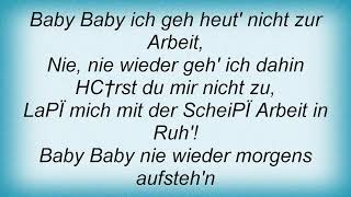 Terrorgruppe - Baby Baby Baby Lyrics