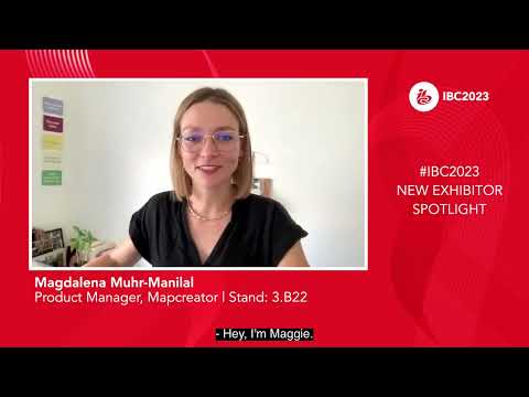 IBC2023 New Exhibitor Spotlight - Mapcreator