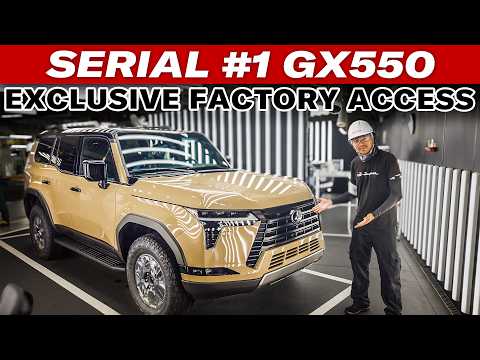 Watch The FIRST 2024 Lexus GX550 Get Built on the Toyota Assembly Line | Capturing Car Culture