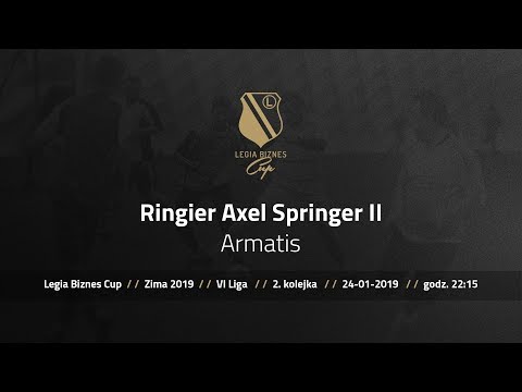 Skrót spotkania Ringier Axel Springer II - Armatis( Legia Biznes Cup Zima 2019 )