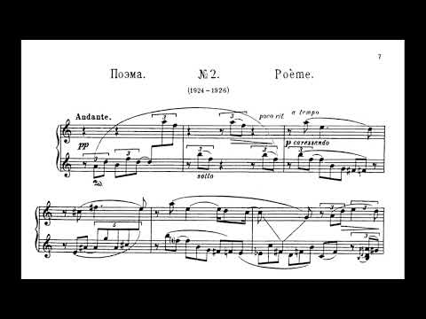 Georgy Catoire - Quatre Morceaux Op.34