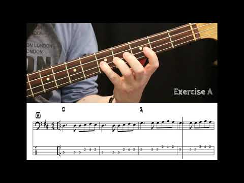19-04 - D - Bass Technique - Exercise for Pinky #3