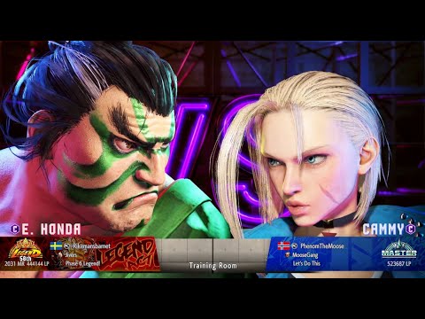 E. HONDA ⚡️ RIKEMANSBARNET VS PHENOM ⚡️ CAMMY | STREET FIGHTER 6