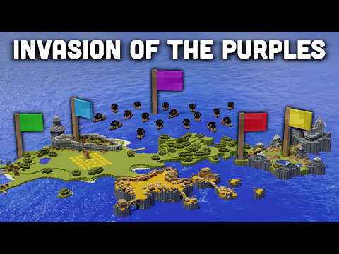 INVASION OF THE PURPLES - Last Stand of Red, Blue, Green and Yellow