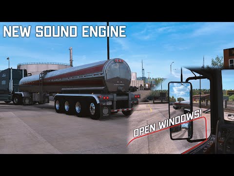 ATS 1.37 NEW UPDATE - New Sound Engine - Openable Windows - Walk around your truck!