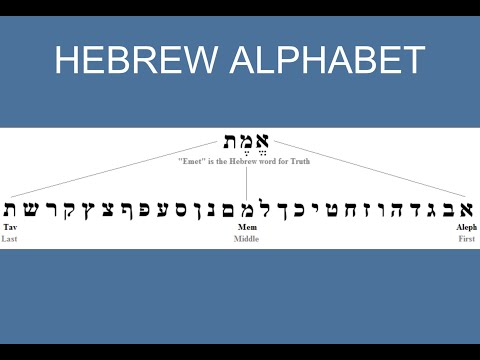 Kabbalistic Hebrew course - Beginners - Lesson 1