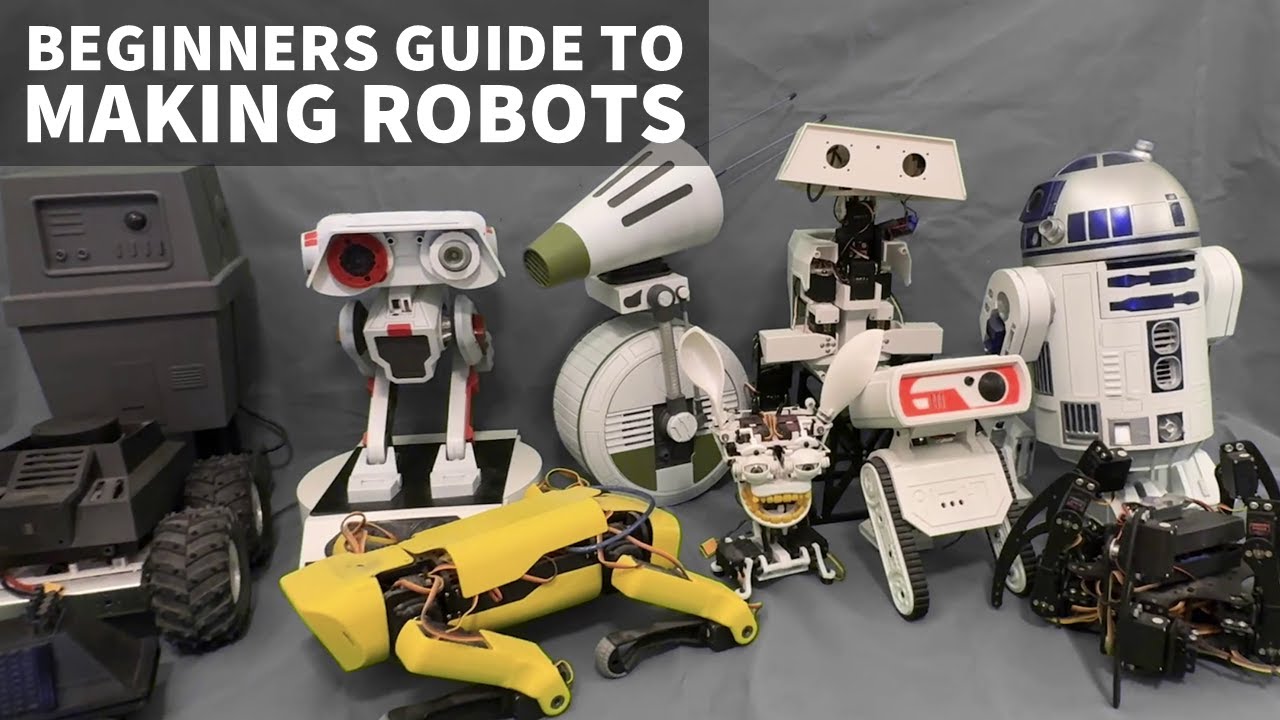 Beginners Guide To Making 3D Printed Robots