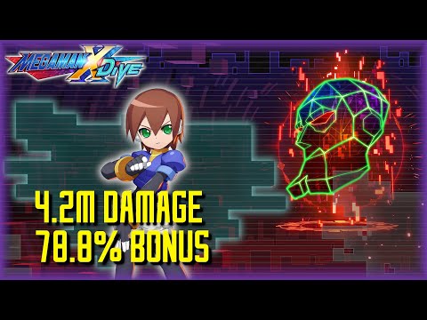 Taking a Bossing DNA Invested Aile for a Sigma Virus Guild Boss Run - Mega Man X DiVE