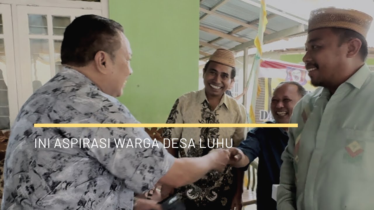 Paris Jusuf Serap Aspirasi Warga Desa Luhu Soal Bantuan Pertanian