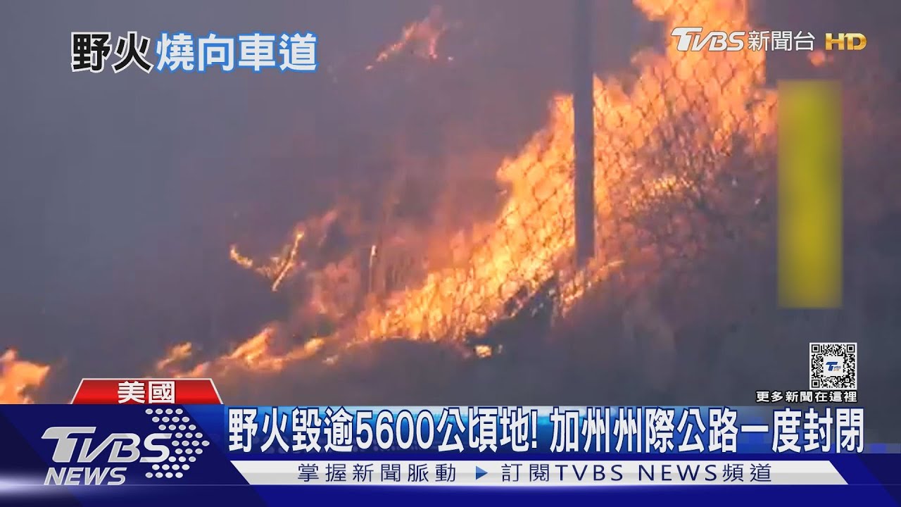 加州野火毀逾5600公頃地! 印度遇熱浪、體感飆高至58℃