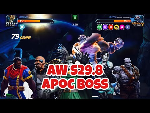 AW S29.8 [ 11 FIGHTS + BOSS ] MARVEL CONTEST OF CHAMPIONS