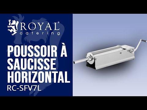 Vidéo - Poussoir à saucisse horizontal - 7 l