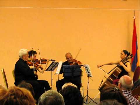 Komitas Quartet Performs Habrban by Komitas-Aslamazian