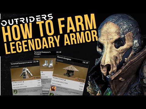 Outriders - How to Farm Legendary Armor! Guaranteed from Monster Hunts!