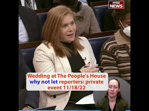 Against historic precedent: Naomi Biden wedding not any journalists to the People's House