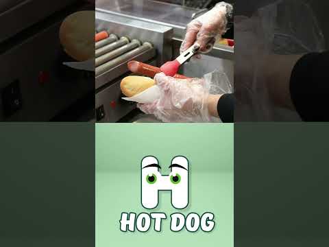 Food Alphabet ABC Phonics Song | The letter F, G and H