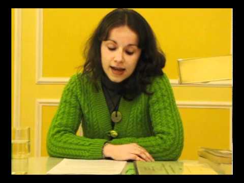 Justine Deffaisse, Studentin aus Lyon, weilt zu Studienzwecken in Hoyerswerda