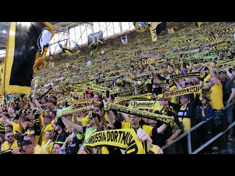 25.000 Dortmund Fans Südtribüne singen YOU'LL NEVER WALK ALONE I Bundesliga vs. Mainz 2023
