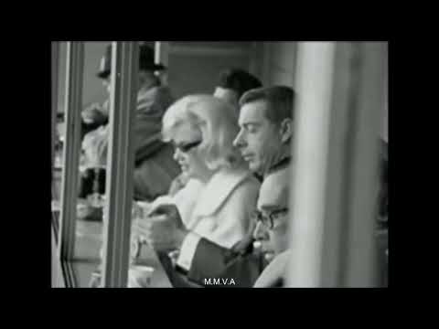 Footage Of Marilyn Monroe And Joe Dimaggio At Yankee Stadium 1961 - "He Could Hit"