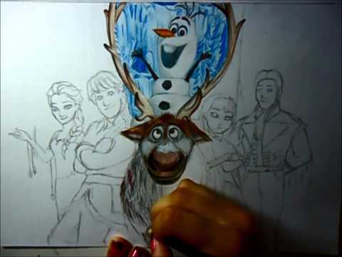 Drawing Frozen characters | Mérsia