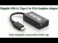 Expand to an Additional VGA Display on USB-C Laptops & Tablets