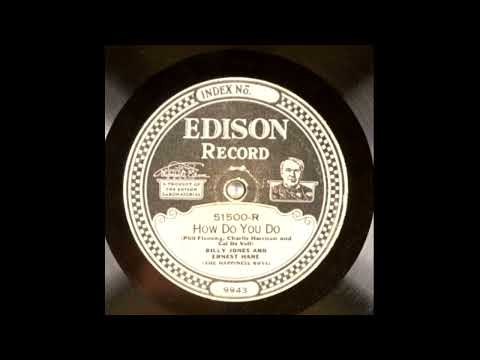 (1924) How do you do - Billy Jones and Ernest Hare