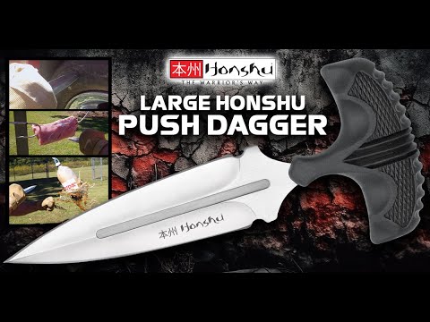 BudK: Large Honshu Push Dagger –The Push Dagger You Can’t Ignore! 🔪💥