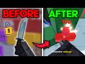 I Tried KNIFE ONLY In Roblox Rivals Vs CHEATERS