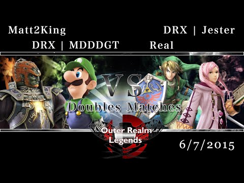ORL III - Matt2King & DRX|MDDDGT vs. Real & DRX|Jester - Doubles - Smash Wii U