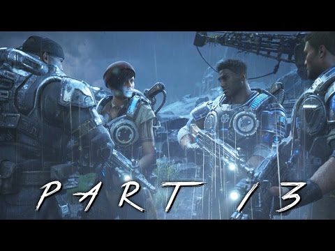 GEARS OF WAR 4 Walkthrough Gameplay Part 13 - Storm Warning (GOW 4)