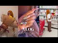 WEEKLY VLOG | a small update on my life + hygiene shopping + getting a spooky nail set